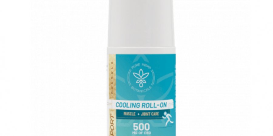 CBD Roll-On for Pain: Pure Hemp CBD Cooling Gel